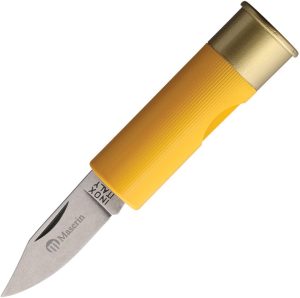 Maserin Shotgun Shell Knife Yellow Plastic