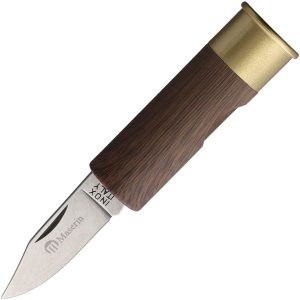 MAS70NC.jpg Maserin Shotgun Shell Knife Walnut Pattern