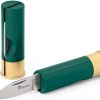 Maserin Shotgun Shell Knife Green Plastic