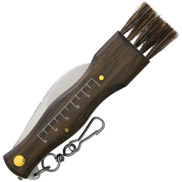 Maserin Mushroom Knife Folding Stainless Hawkbill Rosewood Italian