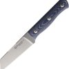 Maserin Path Fixed Blade M390 Denim Micarta Knife Italian