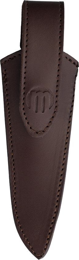 Maserin AM22 Fixed Blade 14C28N Stainless Brown Horn Handle