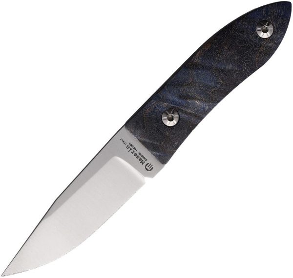 Maserin AM22 Fixed Blade Blue 14C28N Stainless Steel Knife
