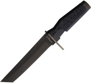 Maserin Myrmillo Fixed Blade 7" N690Co Tanto Black Tactical