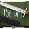 Maserin Belum Fixed Blade Knife 8" Bohler N690 Santos Wood w/ Sheath