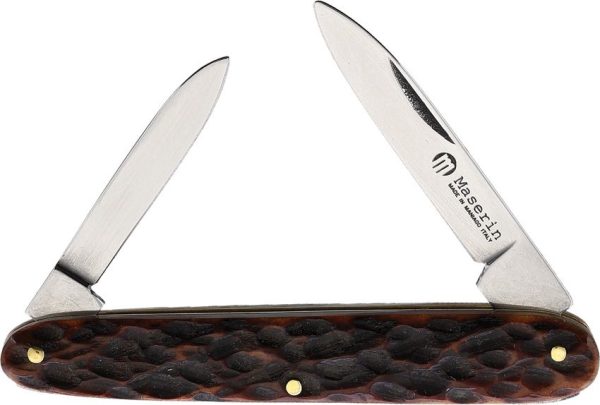 Maserin Gentleman's Knife Folding 3" Bone Handle Italian Made