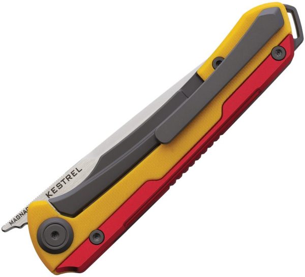 Kestrel Framelock Yellow/Red