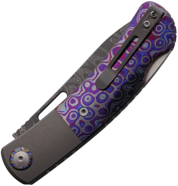 Beetle 2 Lockback Damascus