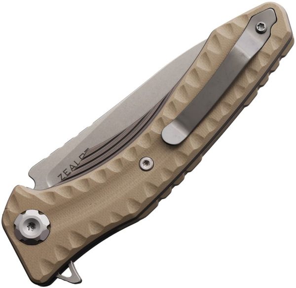 Zealot 2.0 Linerlock Brown G10