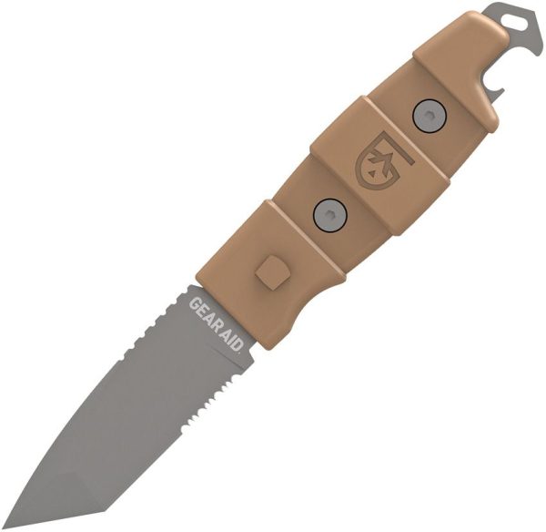 Gear Aid Kotu Fixed Blade Coyote Tanto 3in Serrated