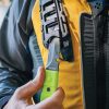 Gear Aid AKUA Paddle/Dive Fixed Blade Knife 3" Gray Titanium Coated 420 Stainless Green FRN w/ Sheath