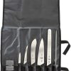 Mercer BPX 8PC BBQ Knife Set X50CrMoV15 Stainless Black GRN