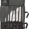 Mercer BPX Ultimate BBQ Set 9PC Knife Roll Kit