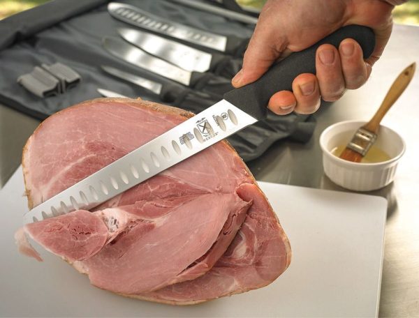 Mercer BPX Ultimate BBQ Set 9PC Knife Roll Kit