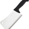 Mercer BPX Kitchen Cleaver 7" Stainless Steel Black Handle