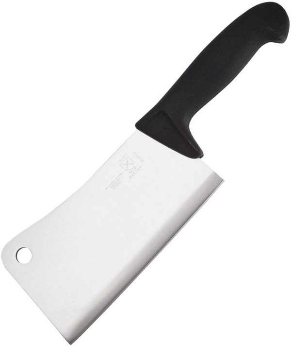 Mercer BPX Kitchen Cleaver 7" Stainless Steel Black Handle