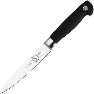 Mercer Genesis Utility 5" Fixed Blade Knife Black Handle
