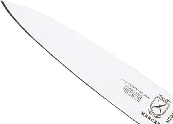 Mercer Genesis Utility 5" Fixed Blade Knife Black Handle