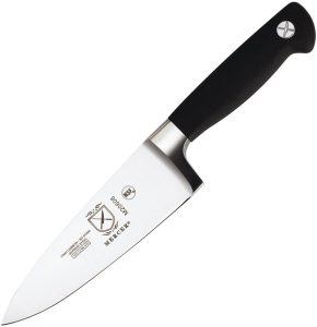 Mercer Genesis Chef's 6" Satin Stainless Steel Fixed Blade Knife