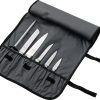Mercer Knife Roll 7 Pocket Black Shoulder Strap Chef Storage