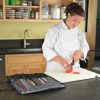 Mercer Knife Roll 7 Pocket Black Shoulder Strap Chef Storage