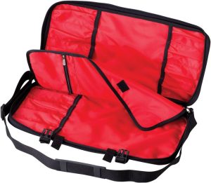 Mercer Single Zip Knife Case Black Padded Storage Organizer