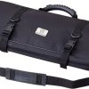 Mercer Single Zip Knife Case Black Padded Storage Organizer
