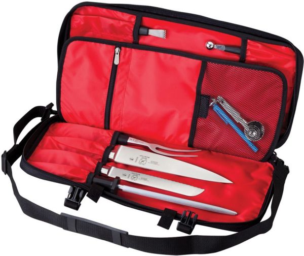 Mercer Single Zip Knife Case Black Padded Storage Organizer