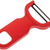 Mercer Y Peeler Red Handle Stainless