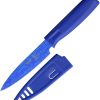 Mercer Non-Stick Paring Knife 4 inch - Blue Handle