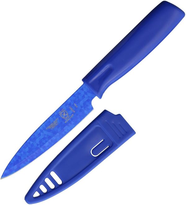 Mercer Non-Stick Paring Knife 4 inch - Blue Handle