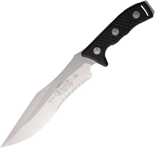 MCT10411.jpg Microtech Arbiter Fixed Blade SW PS Partially Serrated