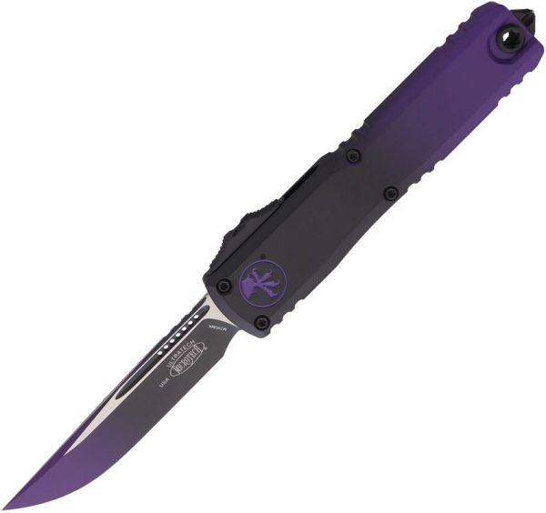 MCT11211FBKPU.jpg Microtech Auto Ultratech Gen III ZBP OTF - Faded Black Purple