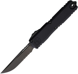 Microtech Ultratech Gen III DLC Serrated Auto - Black Shadow