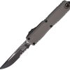 Microtech Ultratech Gen III Serrated Auto - Gray Handle