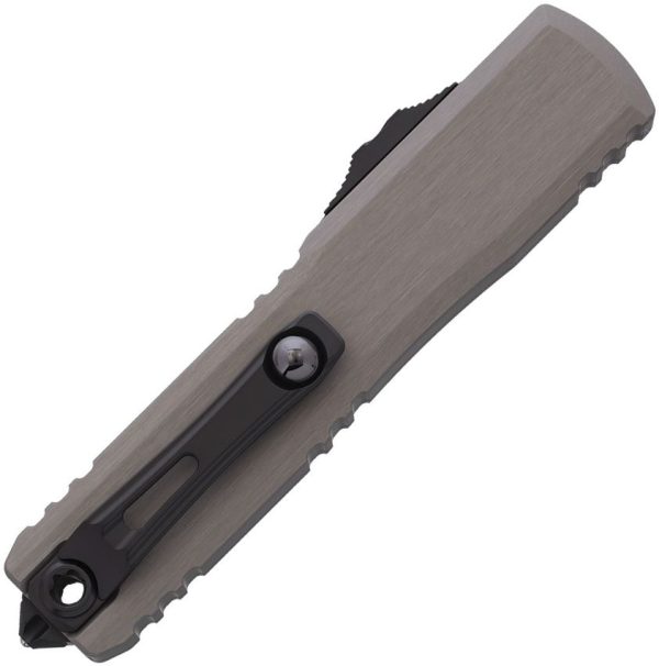 Microtech Ultratech Gen III Serrated Auto - Gray Handle