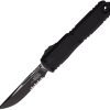 Microtech Ultratech Gen III Serrated Auto - Black Handle