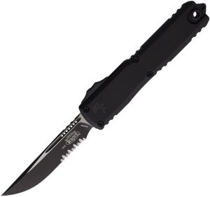Microtech Ultratech Gen III Serrated Auto - Black Handle