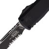 Microtech Ultratech Gen III Serrated Auto - Black Handle