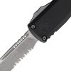 Microtech UTX-85 S/E Serrated Gen IV Automatic OTF - Black