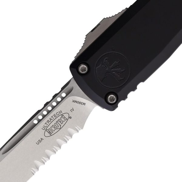 Microtech Ultratech S/E Serrated Gen IV Automatic OTF - Black