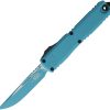 Microtech Auto Ultratech S/E Gen IV OTF - Cyan Cerakote