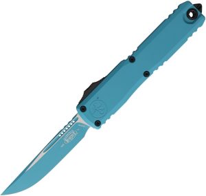 Microtech Auto Ultratech S/E Gen IV OTF - Cyan Cerakote