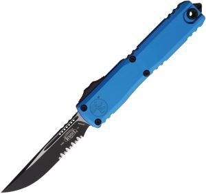 Microtech Ultratech S/E Gen IV Blue Serrated Automatic OTF