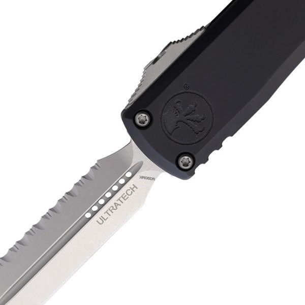 Microtech Auto Ultratech Gen III ZBP - Stonewash Black