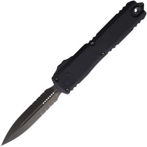 Microtech Ultratech Gen III Auto OTF - Black DLC Serrated