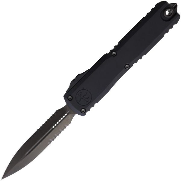 Microtech Ultratech Gen III Auto OTF - Black DLC Serrated