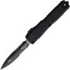 Microtech Ultratech Gen III Auto OTF - Black Handle Serrated
