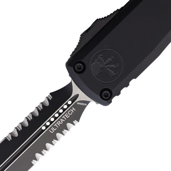 Microtech Ultratech Gen III Auto OTF - Black Handle Serrated