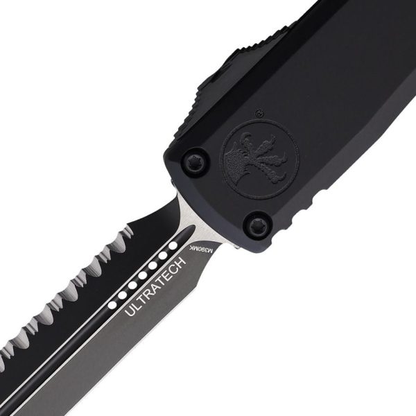 Microtech Ultratech Gen III Auto OTF - Black Full Serrated
